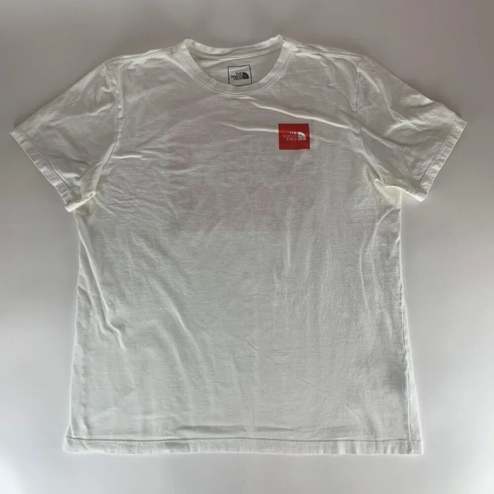 The North Face White Short Sleeve Crewneck Shirt Mens Large